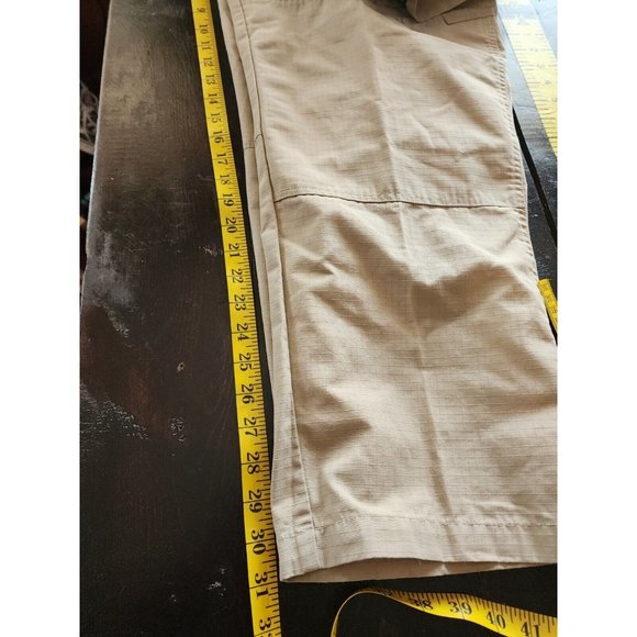 CQR Men's Flex Ripstop Tactical Pants Water Resistant Stretch Cargo Pants, 38x32 - Picture 9 of 10